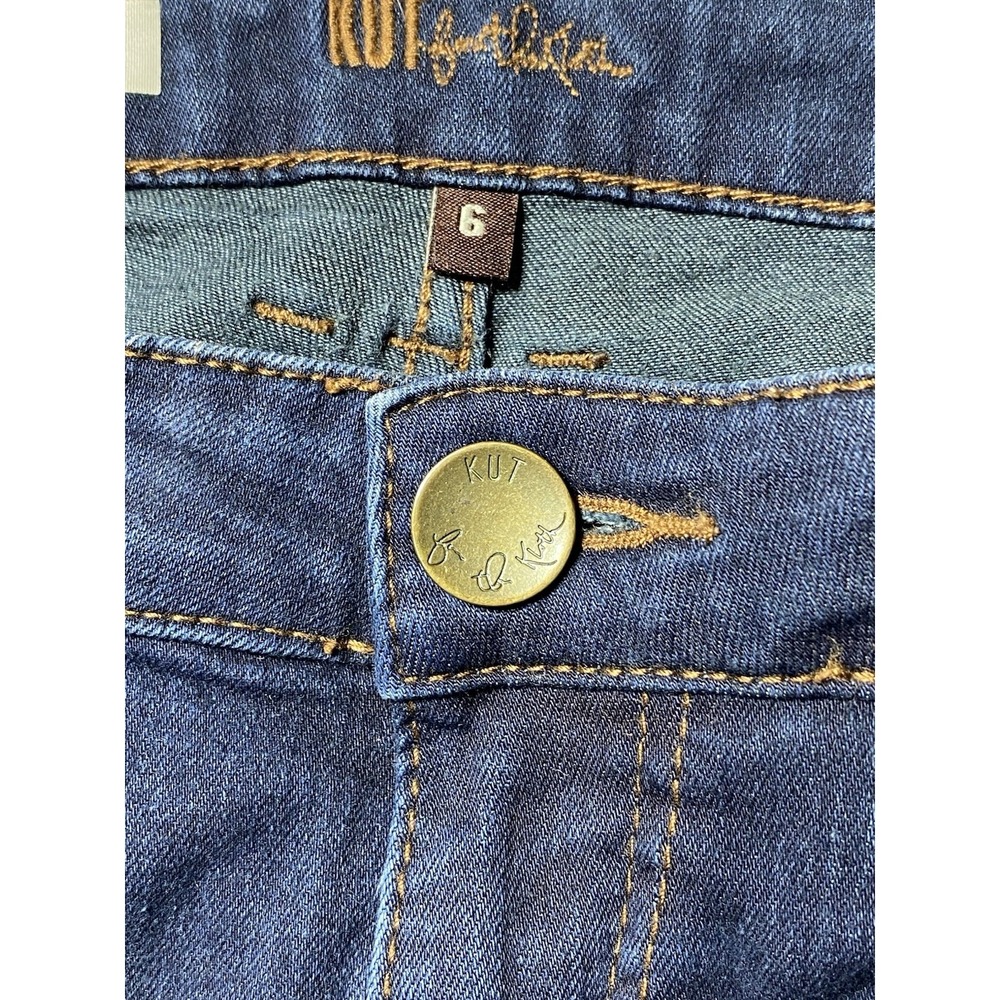 Kut From The Kloth Mia Toothpick Skinny Jeans Size 6 Dark Wash Stretch - Picture 7 of 15